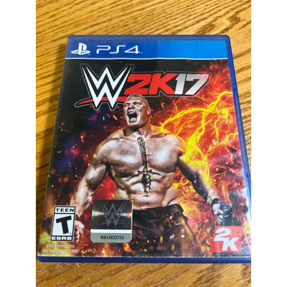 WWE 2K17 PlayStation 4 PS4 Wrestling Game Brock Lesnar 2K Sports 47752-3